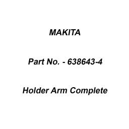 Makita Holder Arm Complete Suitable For TD0101, Part No 638643-4-picture-40