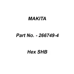 Makita Hex SHB With WR Size M5x25 mm Suitable For BBX7600, Part No 266749-4-picture-39