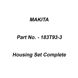 Makita Housing Set Complete Suitable For DBO381, Part No 183T93-3-picture-32
