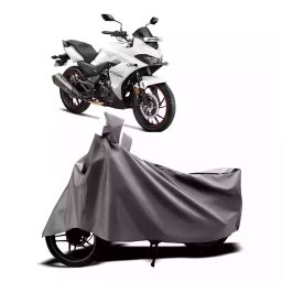 Auto Pearl Two Wheeler Cover with Bag for Hero Xtreme 200S, Silver-image-54