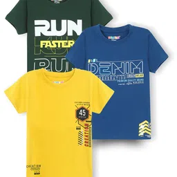 RASPY Boys 3 Printed Pure Cotton T-shirt-picture-3