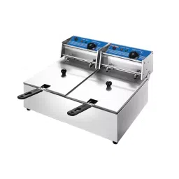 Kitchenrama 6 + 6 Ltr Two Tank Electric Fryer with Thermostat KEF 82 A-image-46