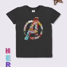YK Disney Boys Avengers Printed T-shirt-34