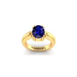 Pranjal Gems Unisex 14.25 Ratti Neelam Sapphire Gemstone Studded Adjustable Finger Ring-image-71