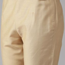 W Printed Cotton Kurta with Trousers & Dupatta image 3