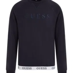 GUESS Men Printed Round Neck Pullover Sweatshirt-image-59