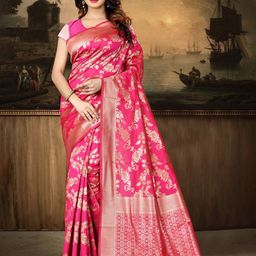 KALINI Woven Design Silk Blend Designer Kanjeevaram Saree-image-36