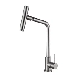 Aquieen Silver Stainless Steel Chrome Finish Basin Mixer Tap, AQN 561-image-35