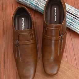 Provogue Men Textured Slip-Ons Formal Shoes-image-51