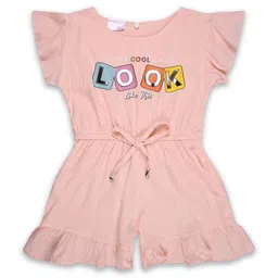 Wish Karo Girls Printed Round Neck Flared Slevees Jumpsuit-image-86