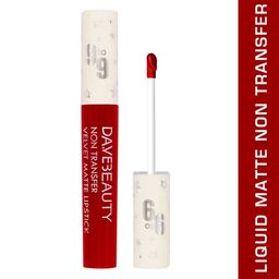 DA.VE Beauty Non Transfer Liquid Long Lasting Matte Lipstick- 5 ml- Red 11-22