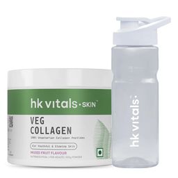 HealthKart HK Vitals Skin Radiance Collagen 100 g Veg Mixed Fruit & Sipper Combo-5