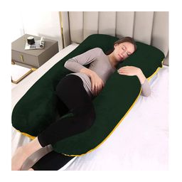 Angel Mommy U Shaped Pregnancy Pillow - Green-image-94