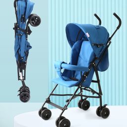 Lightweight & Compact Tour Infant Travel Buggy Stroller- Blue-10