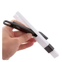 COZY VIBES Windows Recess Groove Cleaning Brush Crevice Brush with Dustpan Cleaning Tool Wash Screens Keyboard Kitchen Accessories-PACK OF 1-COLOR MAY VARY-25