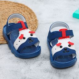 Yellow Bee Eva Paws & Play Puppy Sandals- Blue-image-43