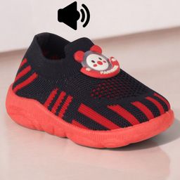 Lil Lollipop Cartoon Applique Detailed Musical Shoes - Navy Blue-image-85