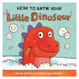 How to Bath Your Little Dinosaur Board Book By Jane Clarke - English-image-41