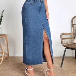 BAESD A-Line Midi Skirt image 3