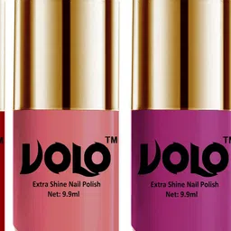 VOLO Set Of 8 Extra Shine Nail Polish- 9.9ml Each- Combo-No-23 image 2