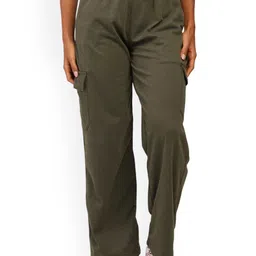 MS BOTTOM Women Regular Fit Cargos Trousers-image-49
