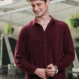 Campus Sutra Men Comfort Opaque Casual Shirt-picture-0