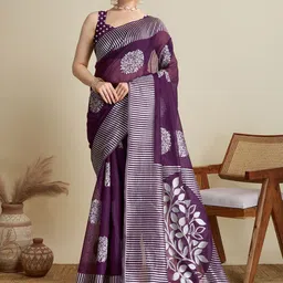 LeeliPeeri Designer Woven Design Zari Saree-image-80