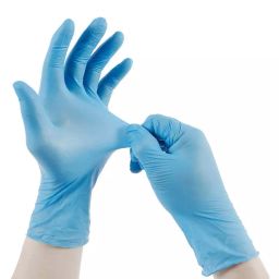 Pivalo Nitrile Disposable Gloves, Blue Color M Size, PV5004 (Pack of 100 Piece)-image-14