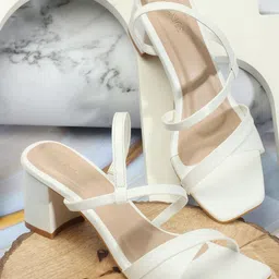 ICONICS Open Toe Block Heels image 2