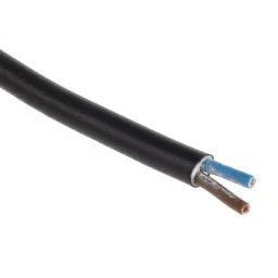 RS PRO 2 Core Power Cable 100 m 1.5 mm² Black 300 V, 500 V, 7756104-image-84
