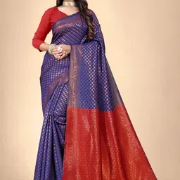 Abhilasha Ethnic Motifs Zari Pure Silk Designer Kanjeevaram Saree-16