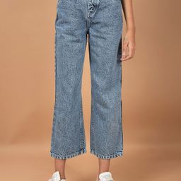Crimsoune Club Girls Wide Leg Stretchable Jeans-image-14