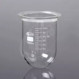 Glassco 124 mm Flask L without Side Cut for Dissolution Apparatus 266.204.07-41