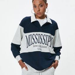 Koton Women Printed Sweatshirt-image-12