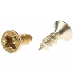 RS PRO Pozidriv Countersunk Steel Wood Screw Yellow Passivated, Zinc Plated, 3.5mm Thread, 12mm Length (Pack of 100)-image-38