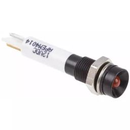 RS PRO Orange Panel Mount Indicator 21.6-26.4V DC, Mounting Hole Size 6 mm, IP Rating IP67, Model No 8432446-44