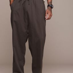 The Roadster Life Co. Men Baggy Fit Pure Cotton Trousers-image-53