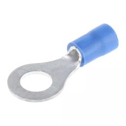 JST (JAPAN SOLDERLESS TERMINALS) FV Insulated Ring Terminal 6mm Stud Size 1mm² to 2.6mm² Wire Size Blue, FVWS2-6 (Pack of 100 Pcs)-image-61