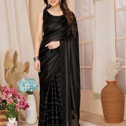 VAIRAGEE Striped Beads and Stones Ready to Wear Saree-picture-20