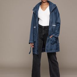 Roadster Women Typography Windcheater Longline Sporty Jacket-picture-47