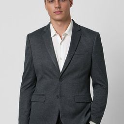 Van Heusen Textured Slim Fit Long Sleeves Single Breasted Blazer-image-24