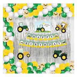 Untumble Tractor Theme Silver Foil Kit for Kids Birthday Decoration- Pack of 108-image-62