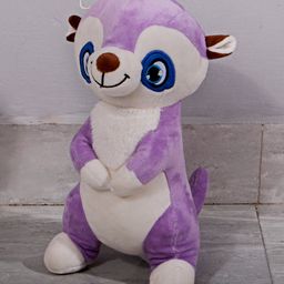 Dukiekooky Kids Purple & White Meerkat Soft Toy- Hight 30 CM-0
