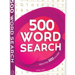 500 Word Search Bind-up Activity Book Pack of 1 - English-12