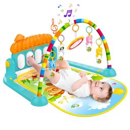 VGRASSP Musical Baby Activity Gym Playmat Toy For Kids - Fitness Rack for Baby And Toddlers with Hanging Rattles And Piano - Color May Vary-image-55