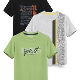 HELLCAT Boys Typography 3 Printed T-shirt-10