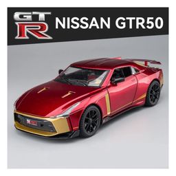 PLUSPOINT Diecast Pullback Toy Car 1:24 Scale Model with Lights & Sound - Red image 2
