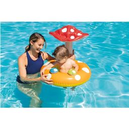 Intex 56574 Mushroom Inflatable Baby Float Sunshade Mushroom Kiddie Float Swimming Ring Intex Pool Intex Float Intex Swimming Tube  Multicolor image 3