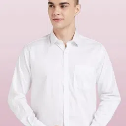 ISUEL FAB Men White Cotton Solid Casual Shirt-picture-38