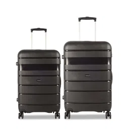 Timus Hard Luggage Set Of 2 Textured Hard-Sided Trolley Bags-76